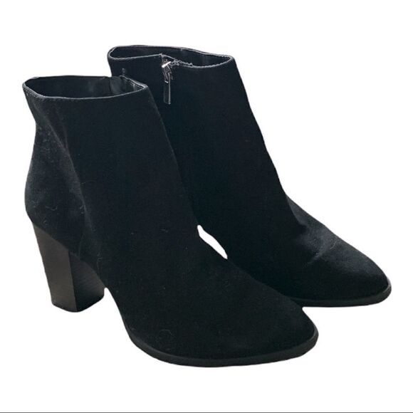 Qupid vegan suede booties, size 10 - Picture 1 of 8